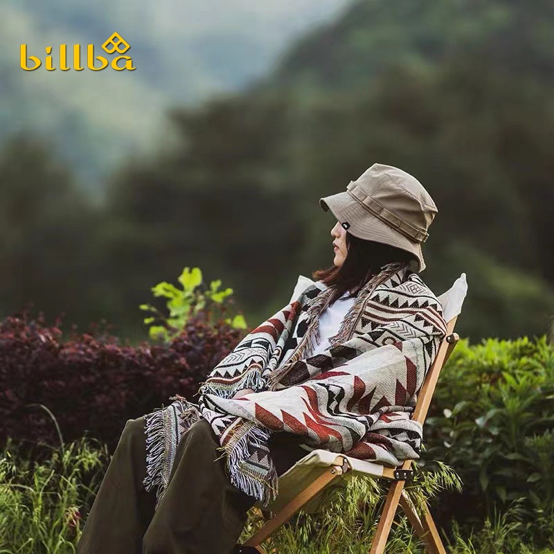 Thảm trải dã ngoại thổ cẩm, khăn trải bàn sofa decor cắm trại picnic ngoài trời phong cách Vintage BB4121  - Billba Camp