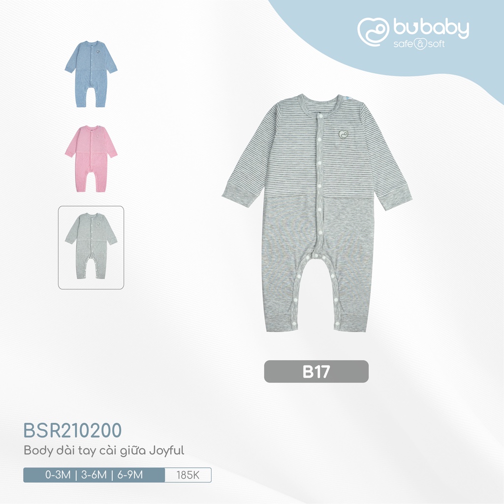 Body dài tay cài giữa Joyful BU SIRO