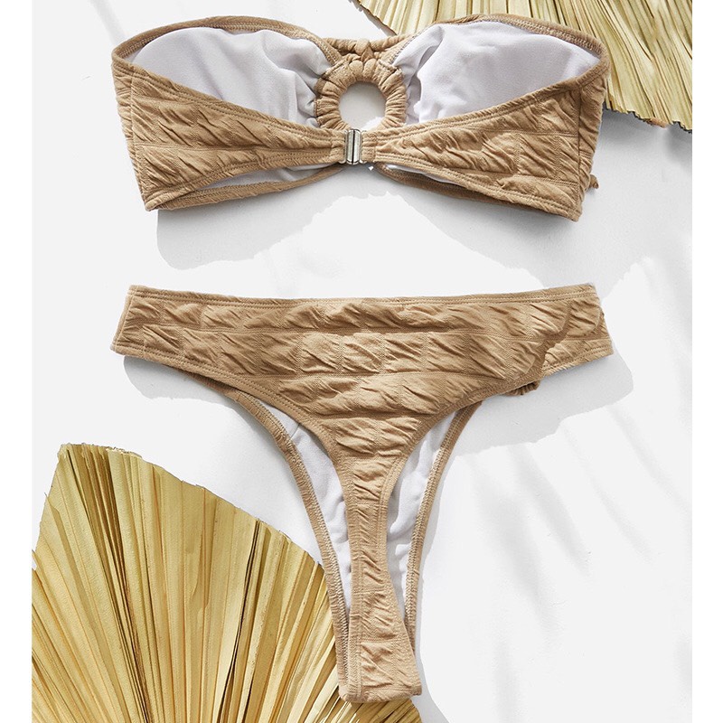 Bikini phối khoen nâu gợi cảm