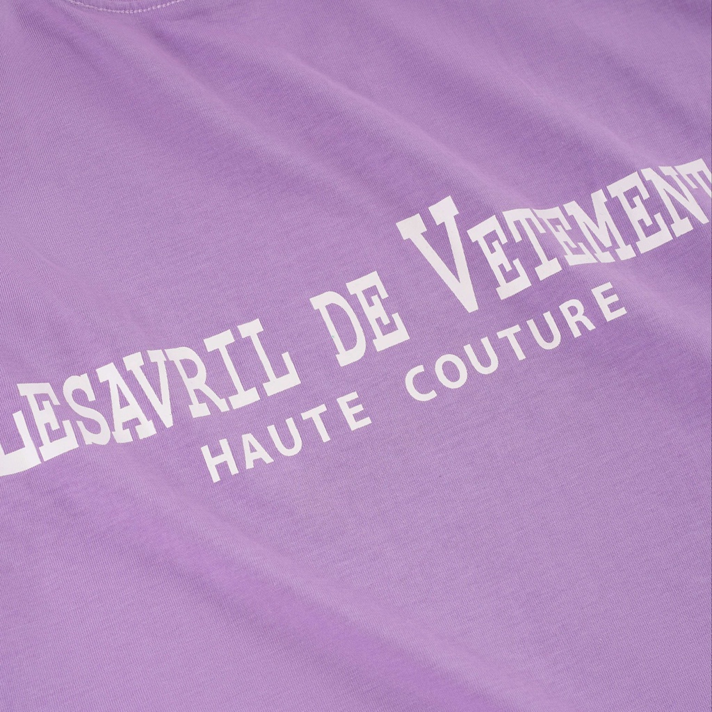 Áo thun Lesavril de Vetements Haute Couture Purple
