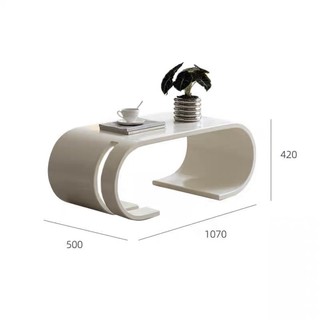 Bàn gỗ Roll trắng cao cấp | Roll Table