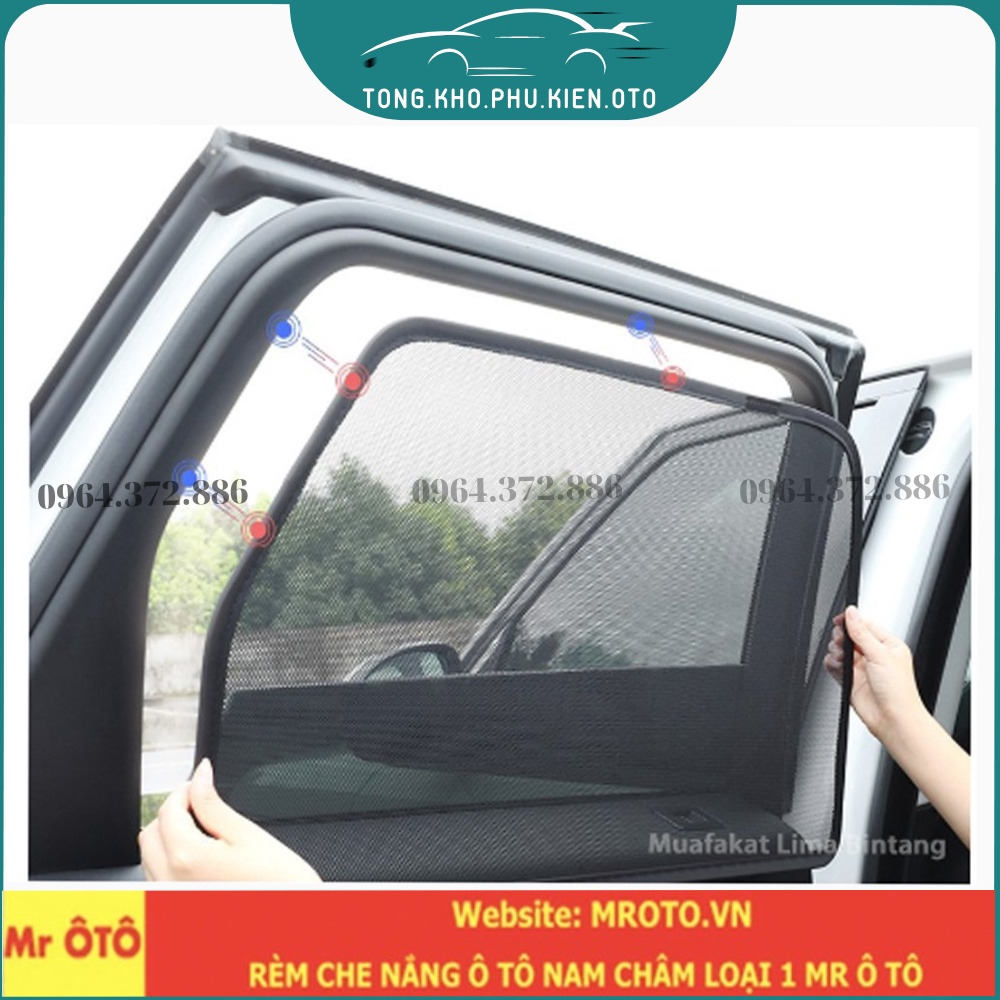 Rèm che nắng xe Mercedes GLC 200-250-300- Hàng Loại 1 Mr Ô Tô, vải dày, chống nắng tốt, dễ lắp đặt, vừa khít xe