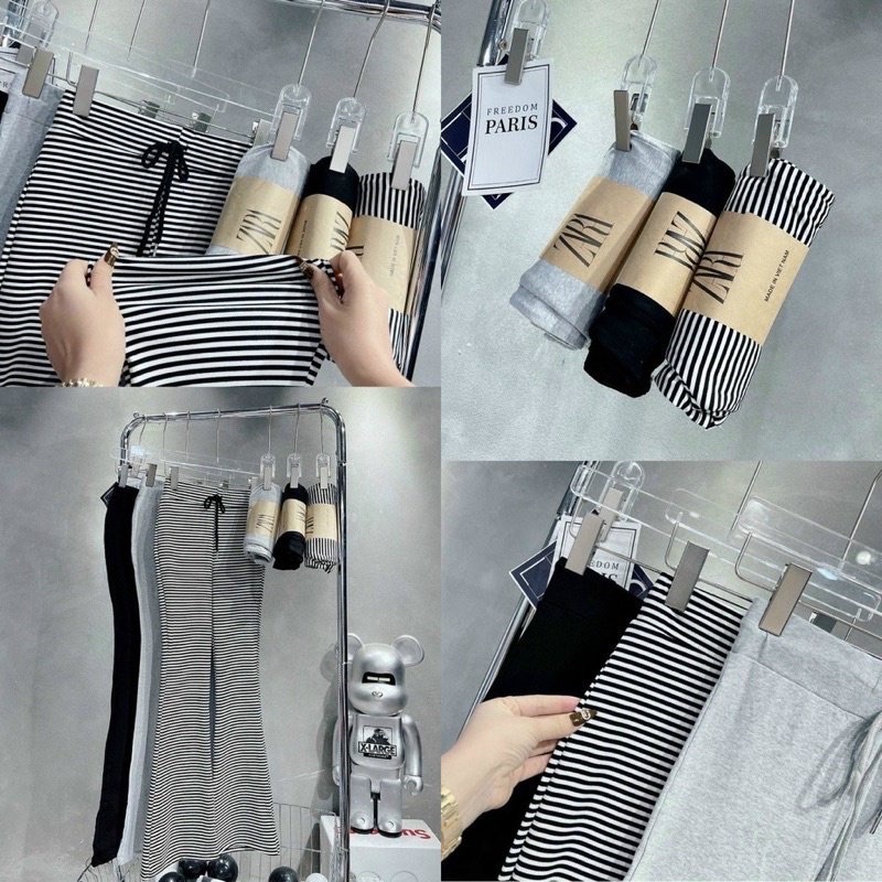 QUẦN ỐNG LOE LEGGING LƯNG THUN ÔM BODY SIÊU HACK DÁNG Q6