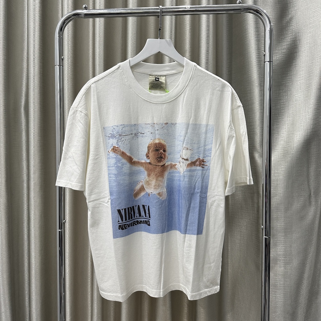 ⚡️-Áo Tee Nirvana Nevermind License T-Shirt,áo thun Nirvana cao cấp full túi tag