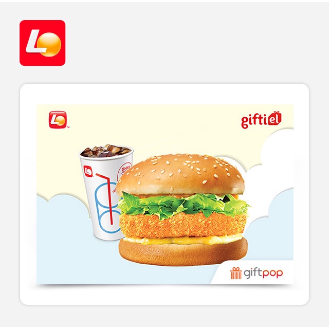 Toàn quốc [Evoucher] LOTTERIA - Phiếu quà tặng Fish Burger Set