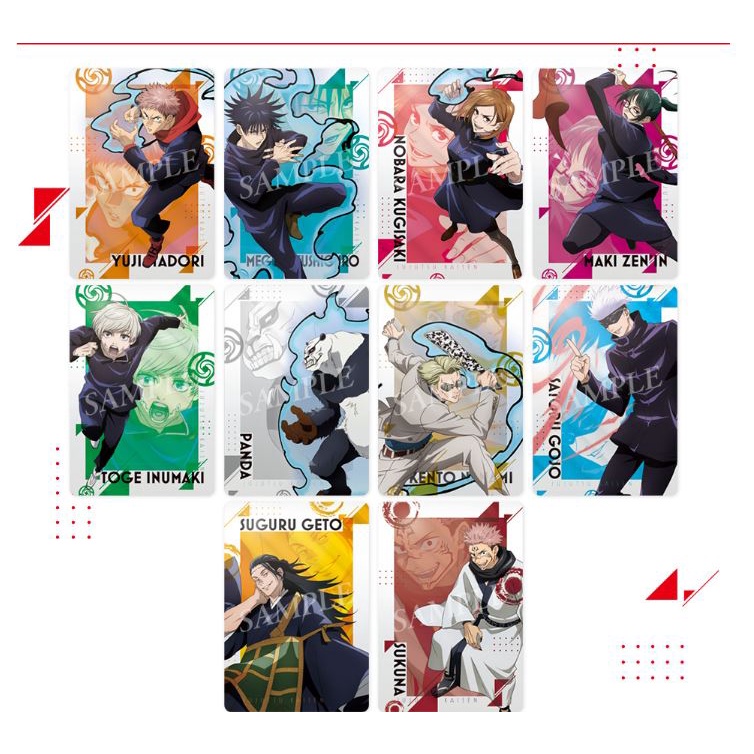 Pack Thẻ Bài Jujutsu Kaisen 4 Metal Collection Chính Hãng Chưa Bóc mới 100%