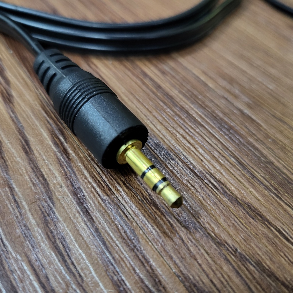 Dây 3.5mm ra 2 AV  dài 1m Dây Audio kết nối từ cổng tai nghe của TV, máy tính, điện thoại với Amply