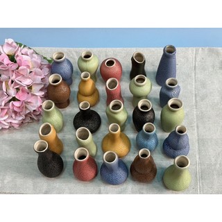 Lọ, bình gốm men sần bóng- - hoa khô - lọ hoa - gốm trang trí - decor - gốm sứ bát tràng