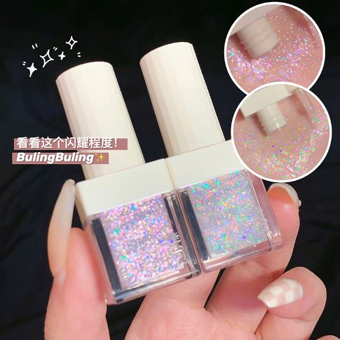Nhũ Mắt Dạng Lỏng Gege Bear Lấp Lánh Dùng Bắt Sáng Cho Mặt Chống Nước Lâu Trôi Cao Cấp