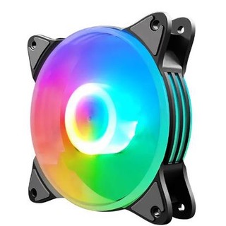Quạt Fan COOLMOON X1 RGB LED TÂM - Tặng Kèm 4 Ốc(Không cần Hub)