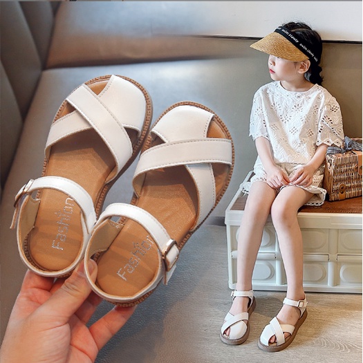 Form To MẸ VÀ BÉ Sandal Rọ 2 Quai Chéo Cut Out Cực Xinh Cho Mẹ Và Bé G071