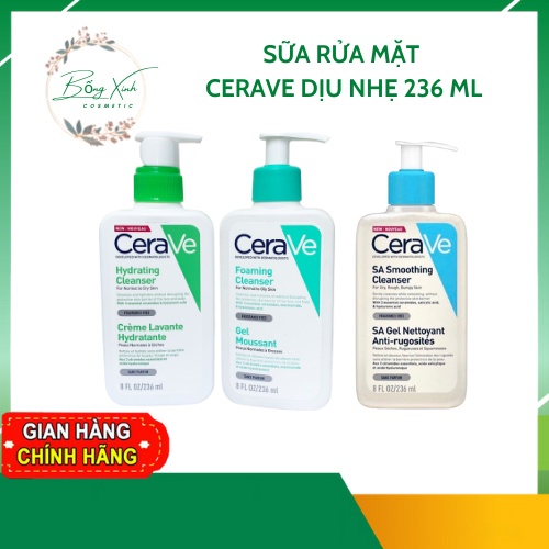 Sữa rửa mặt Cerave dịu nhẹ 236ml