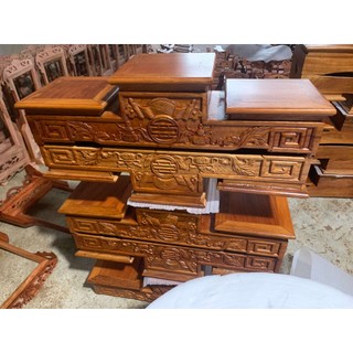 Đế tam sơn gỗ hương,tam cấp gỗ,tam cấp bát hương nhiều cỡ mặt