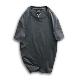 Áo thun basic unisex cotton co giãn 4 chiều bảng màu earth tone - zr