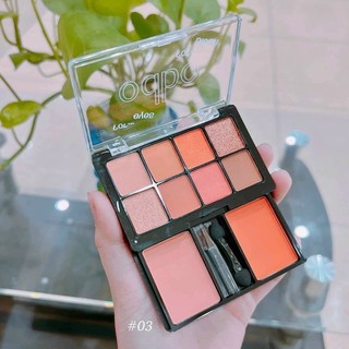 Bảng phấn mắt + má 2in1 odbo thái lan