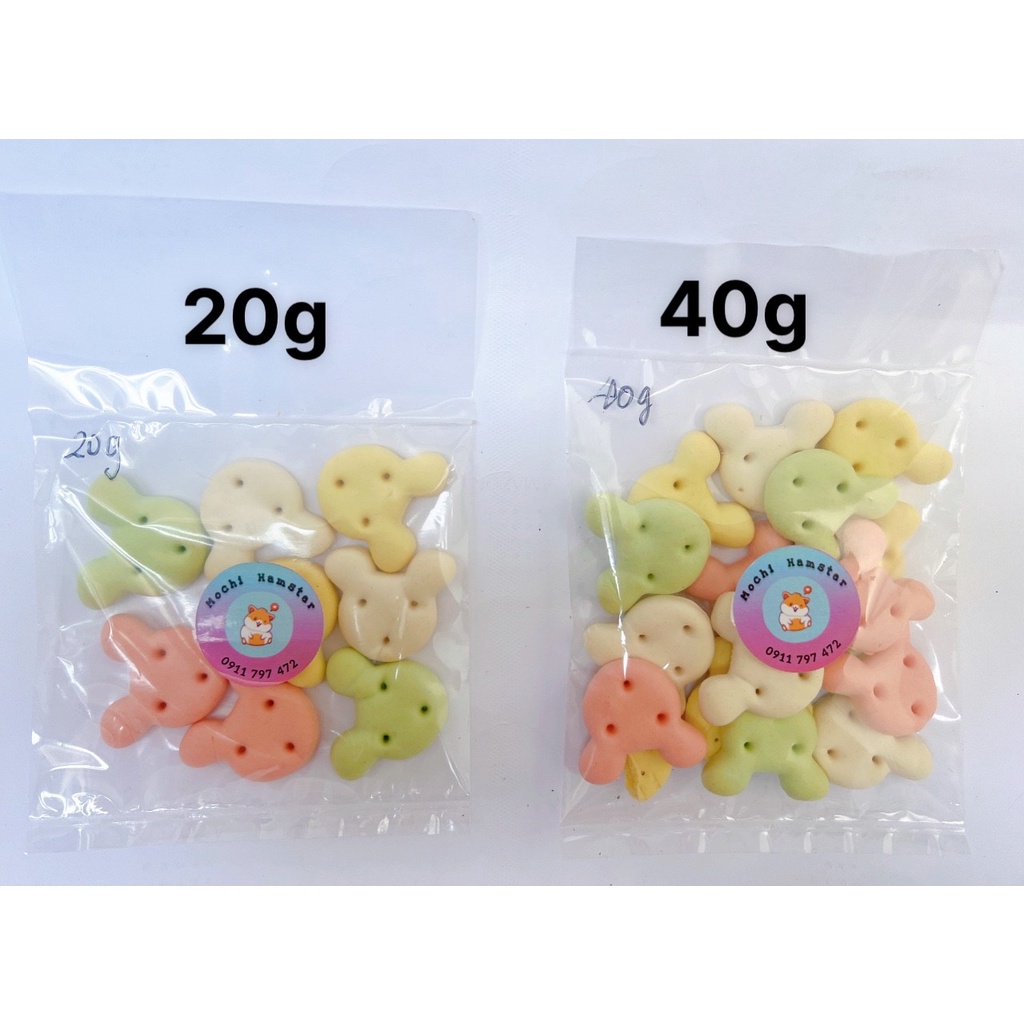 Bánh quy gấu cho hamster, chó, mèo