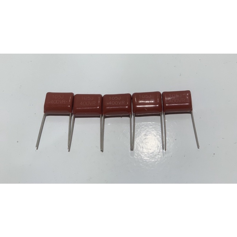 Sét 5 tụ kẹo 105J 400V hàng mới chính hãng