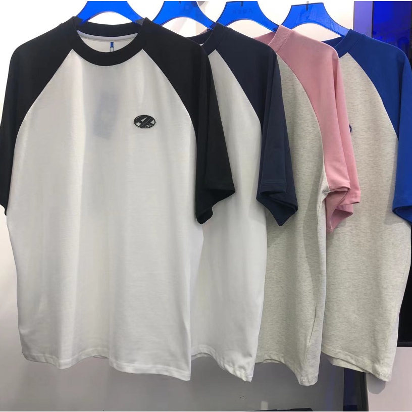 Áo Thun Raglan Cotton Tay Ngắn Dáng Rộng Thời Trang Xuân Hè 2023 Phong Cách Mới