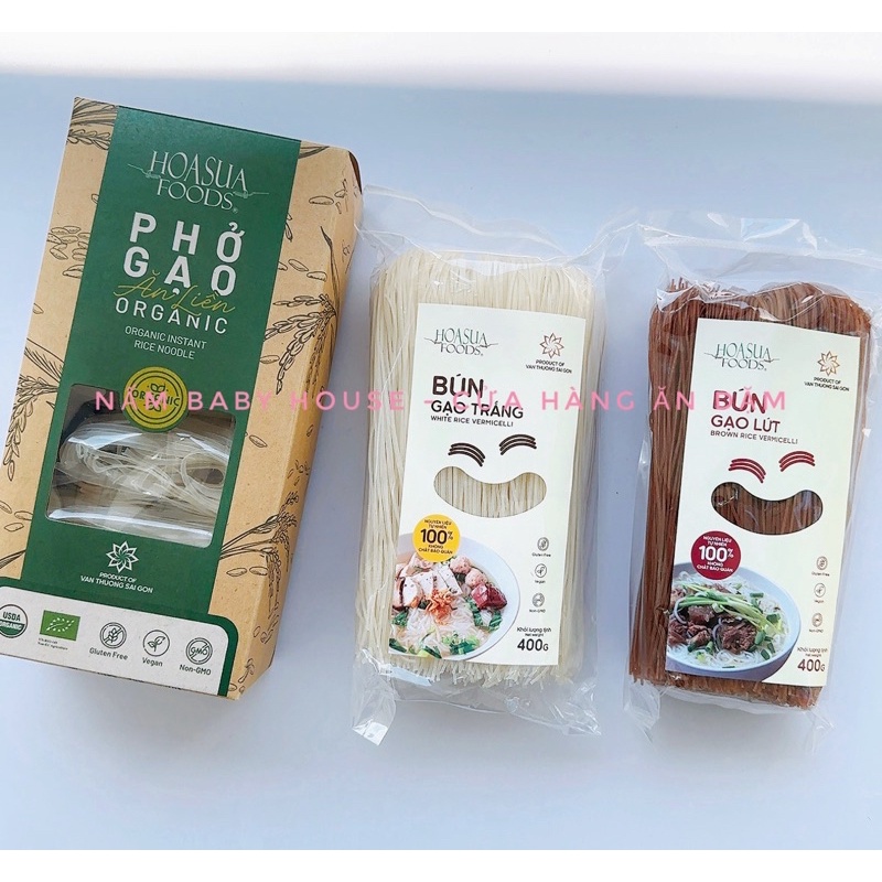 Date 2024 - Bún tươi / phở /nui HOA SỮA cho bé ăn dặm và gia đình