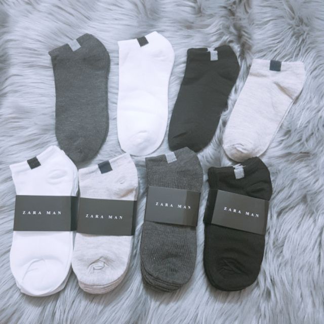 Lố 10 đôi tất nam Zara Men cổ ngắn loại đẹp