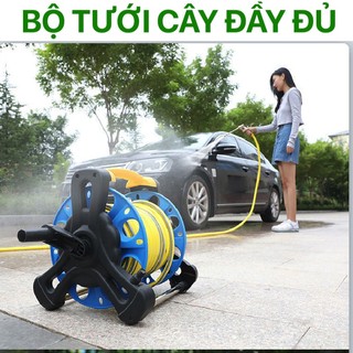 Bộ vòi rửa xe, tưới cây - Bộ rulo cuộn dây