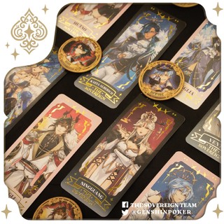 [CÓ SẴN] Genshin Impact - Set kẹp sách mạ vàng The Sovereign