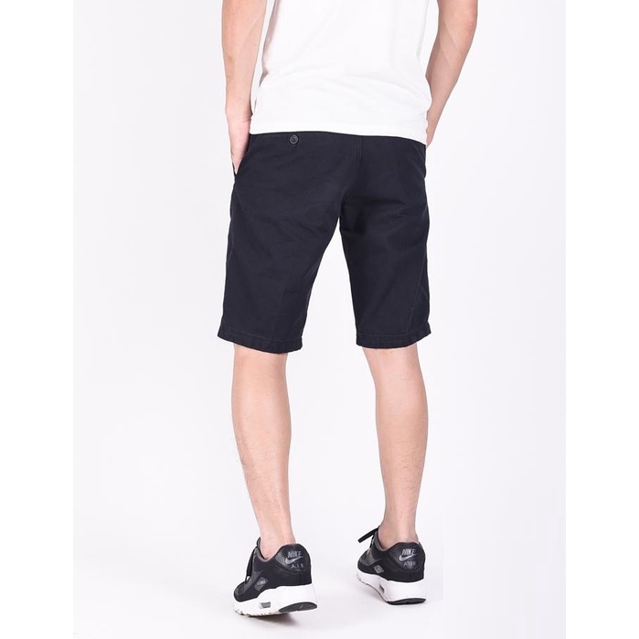 Quần Short Kaki - Doki cao cấp màu xanh than, quần sooc nam chất co giãn thoải mái, quần short nam cotton thoáng mát