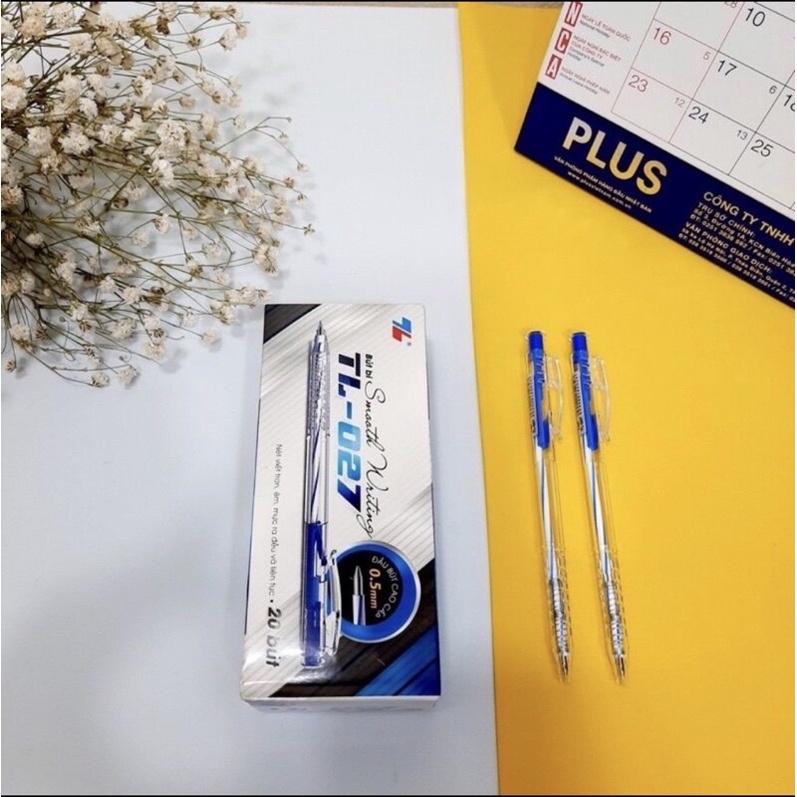 SỈ 20 CÁI BÚT BI TL-027 NÉT 0.5mm HÀNG CHÍNH HÃNG CÔNG TY