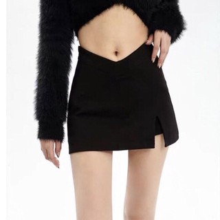 (Hoả tốc Tp.HCM) Chân váy ngắn lưng thấp cut eo chữ V (có lớp quần) Hot trend 2023 Lolalalo - ảnh thật