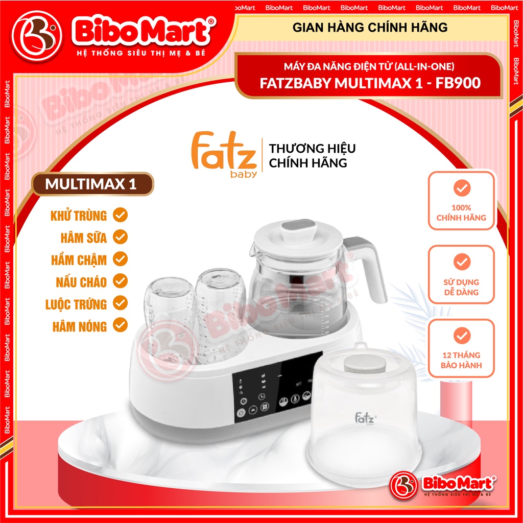 Máy Tiệt Trùng Và Hâm Nước Pha Sữa Fatz Baby Multimax 1 / 4 / 5 / 6 - Bảo Hành 12 Tháng - CHÍNH HÃNG