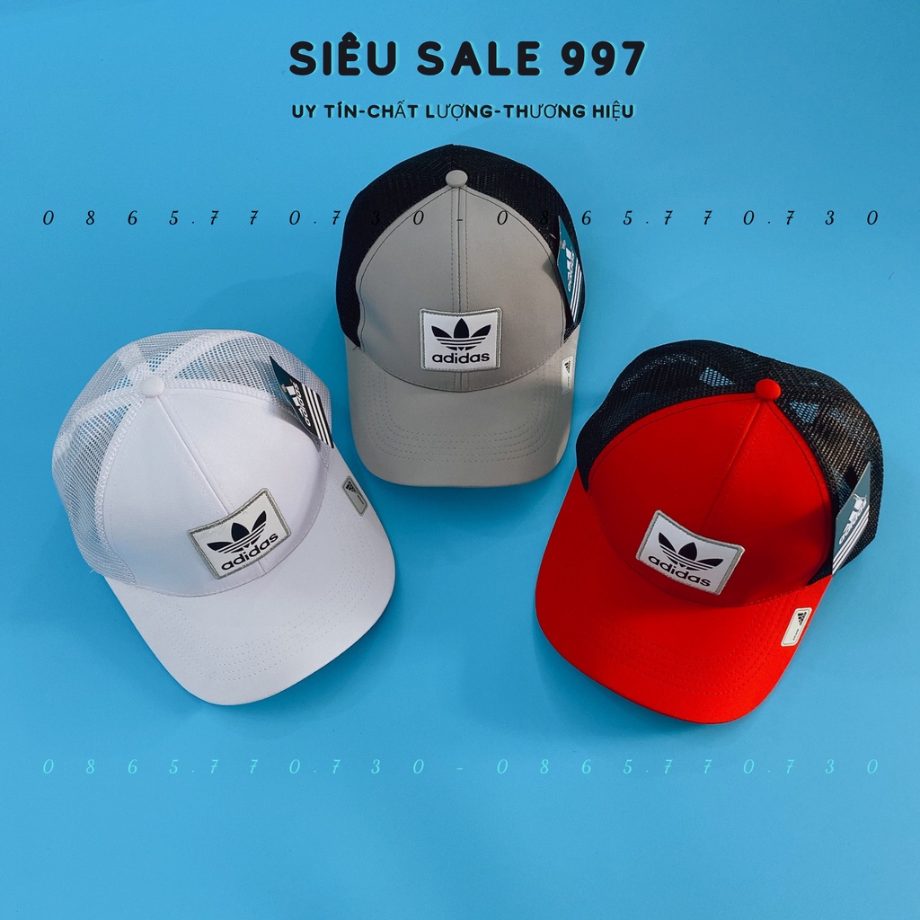 MŨ LƯỠI TRAI LOGO VUÔNG ADD CAO CẤP CHẤT DÙ PHỐI LƯỚI NHẸ ĐỘI ÊM ĐẦU THỜI TRANG