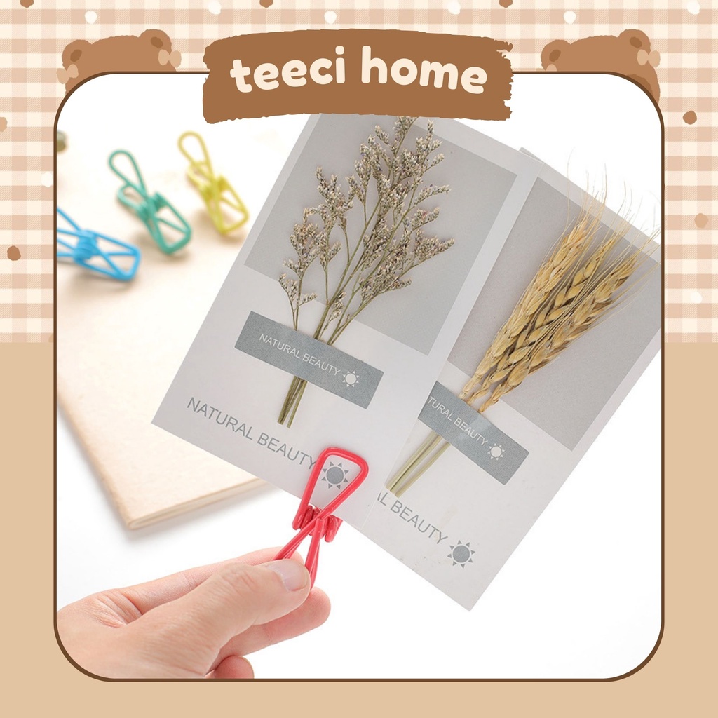 &lt;Video Review&gt; Móc Kẹp Lõi Kim Loại Giữ Giấy Ghi Chú Tài Liệu Đánh Dấu Sách Đồ Dùng Văn Phòng Treo Quần Áo U131