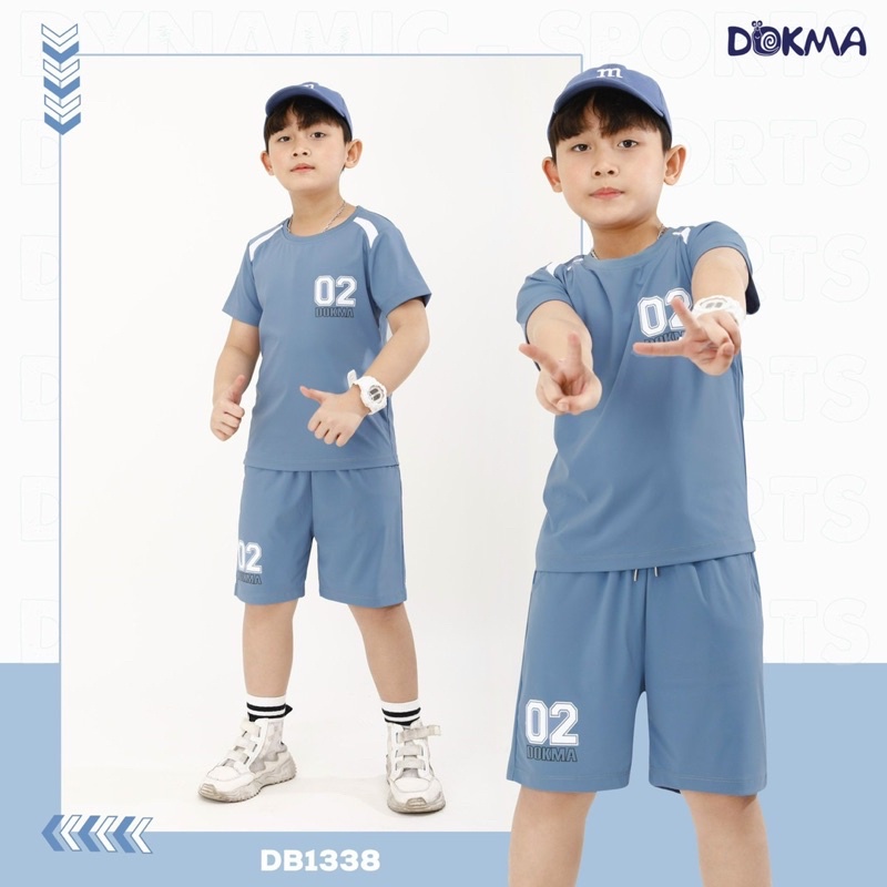 [8Y - 12Y] Bộ thể thao cộc tay và ba lỗ Dokma cao cấp cotton usa