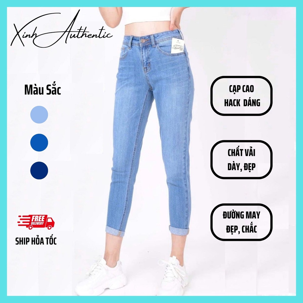 QUẦN JEAN BAGGY NỮ LƯNG CAO SIZE THƯỜNG - SIZE ĐẠI-QUẦN JEAN BIG SIZE