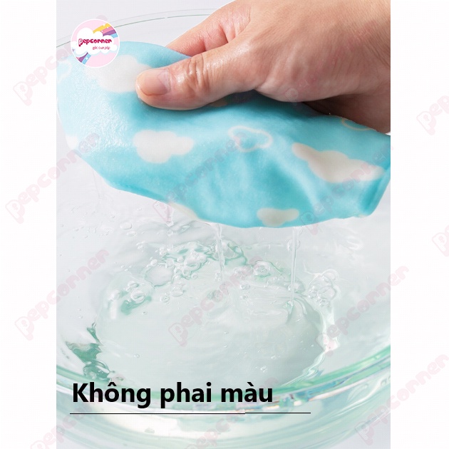 Yếm vuông yếm chữ U cotton mềm mịn thấm hút tốt