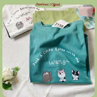 Áo Thun Form Rộng Áo Phông Nữ Tay Lỡ Chất Cotton Khô ZhenHouse AP06