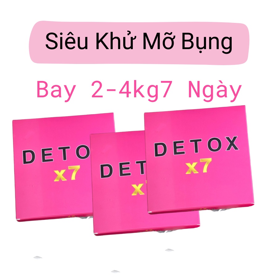 DETOX giảm cân an toàn thảo mộc nhanh chóng giảm mỡ detox7 Nhật Bản