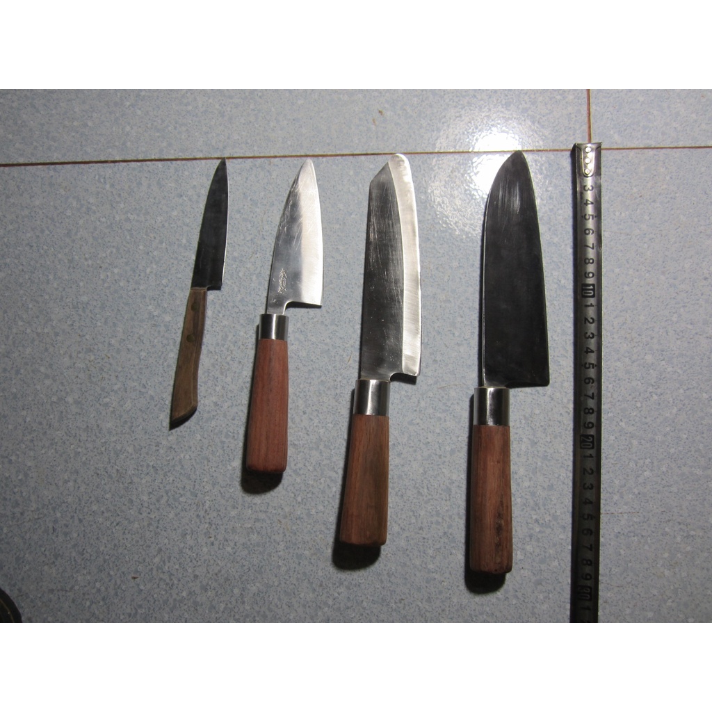 Combo 4 cái dao bếp hàng bãi Nhật