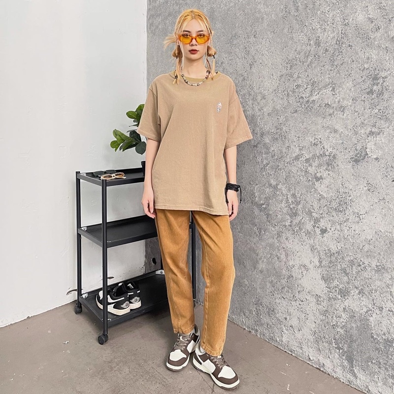 Quần kaki mềm dáng baggy