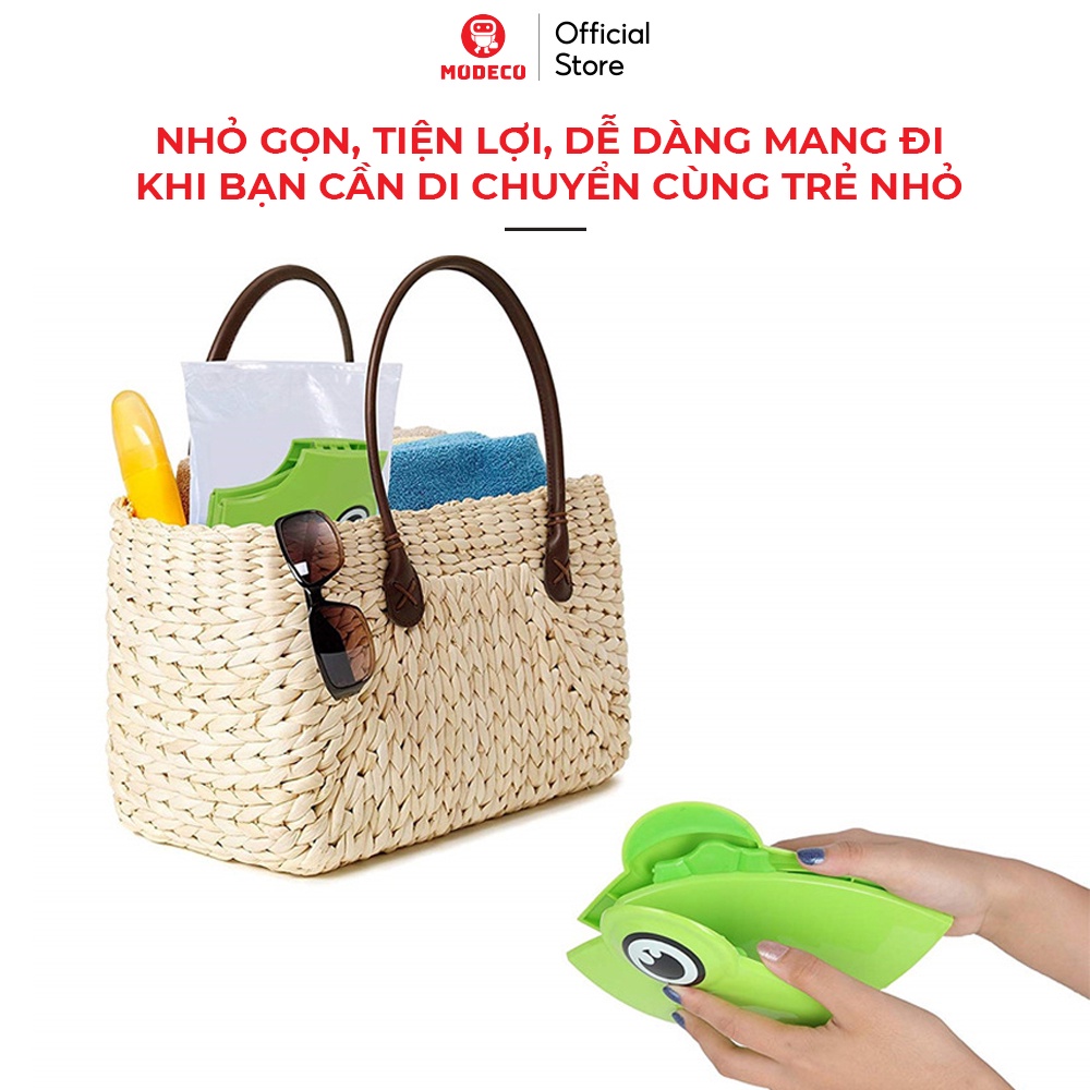 Bệ Thu Nhỏ Bồn Cầu Cho Bé Modeco Có Thể Gấp Gọn Tiện Lợi Di Chuyển, Nhựa PP Cao Cấp, Chắc Chắn Và An Toàn Cho Bé Yêu