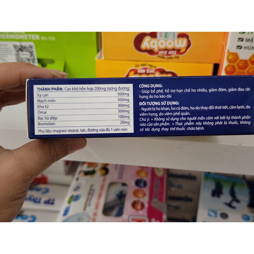 Viên ngậm ho brotrip