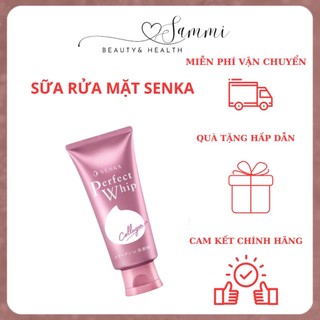 Sữa rửa mặt tạo bọt bổ sung Collagen Senka Perfect Whip Collagen In 120g