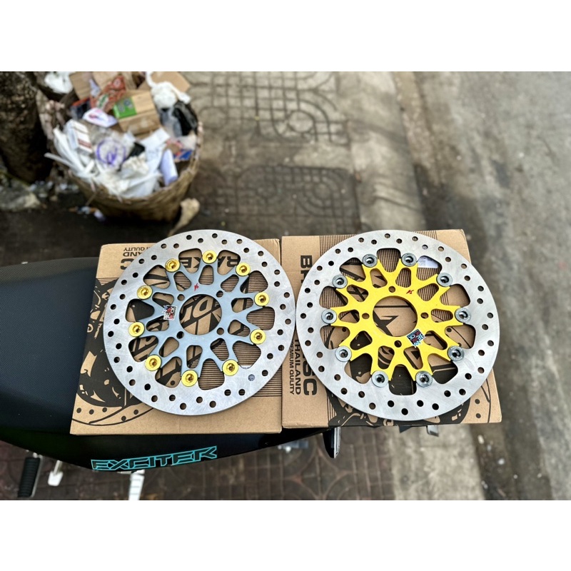 Đĩa thắng trước BB ORO 260 lồng nhôm CNC gắn mọi loại xe