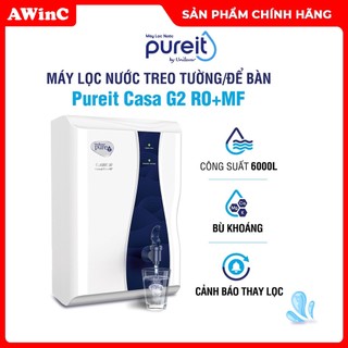 Máy lọc nước pureit casa g2 công suất lớn lọc nguyên khối tích hợp công nghệ ro+mf - hàng chính hãng