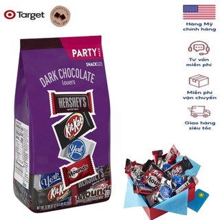 Kẹo socola đen Mỹ trộn Hershey, Kit kat, York, Mounds 932gr