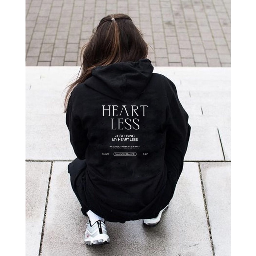 Áo Hoodie unisex BLACKDOKI-HEARTLESS , áo khoác nỉ hoodie bông form rộng dày dặn oversize cá tính hiện đại | BigBuy360 - bigbuy360.vn