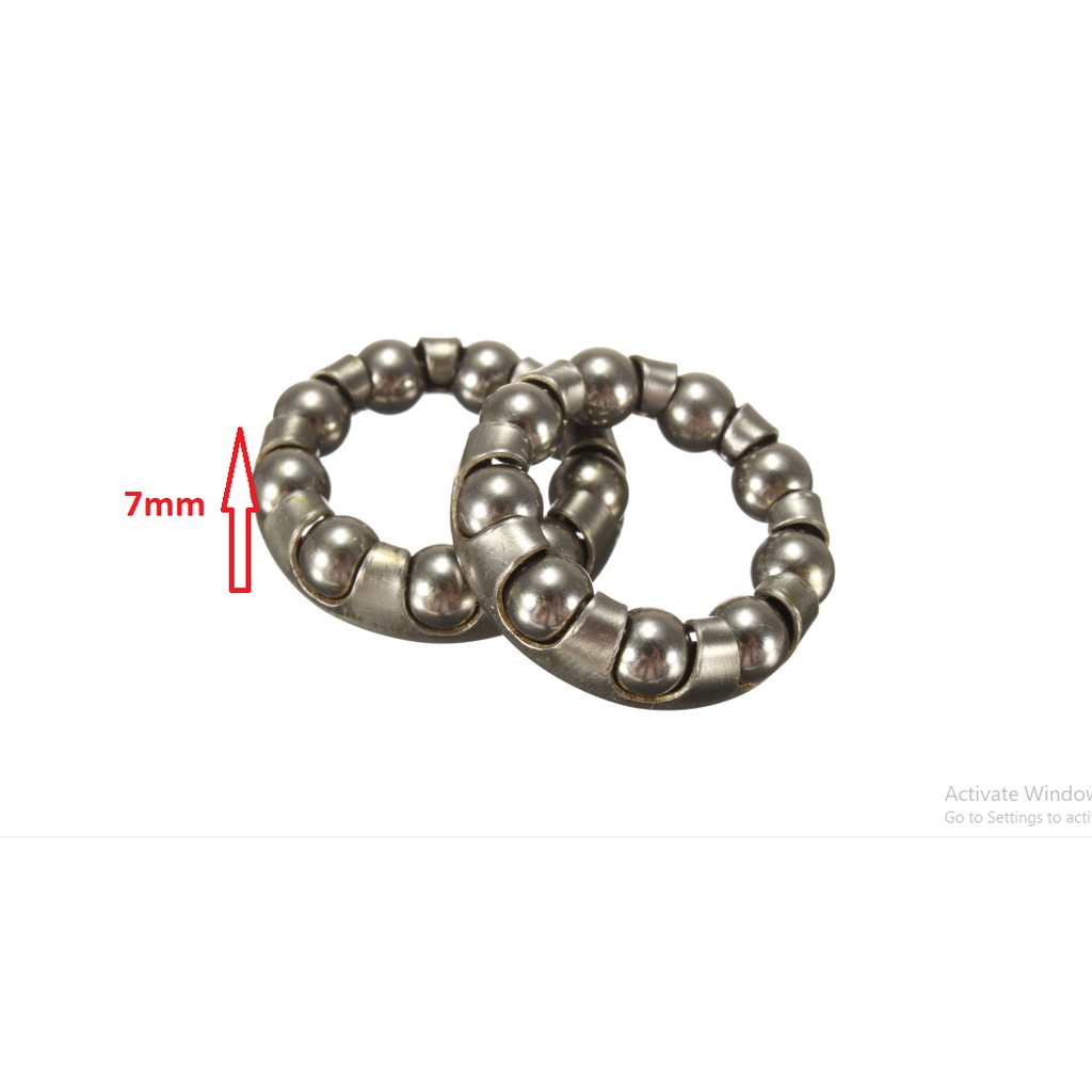 Ổ bi xe đạp Vòng bi chén cổ9 viên đk ngoài 30, đk trong 16, dày 7mm