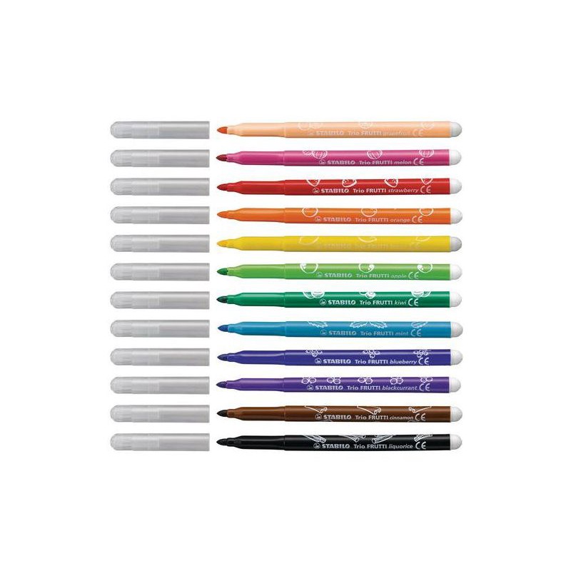 Bút Dạ Màu Giặt Được Pentel SCS2E-12/SCS2E-24 Bộ 12/24 Màu