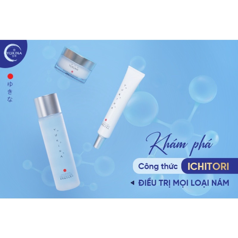 SET Dược Mỹ Phẩm xóa Nám Chuyên Sâu Yukina Nhật Bản Dứt Điểm Nám Da Trắng Sáng Cấp Ẩm Sâu Chốn.g Lão Hóa Da - AuTH Osaka