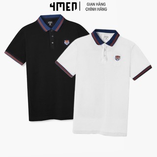 Áo thun PoLo Nam Form Regular Tiger Face 4MEN PO068 vải cotton chất xịn, tôn dáng, đẹp sang trọng